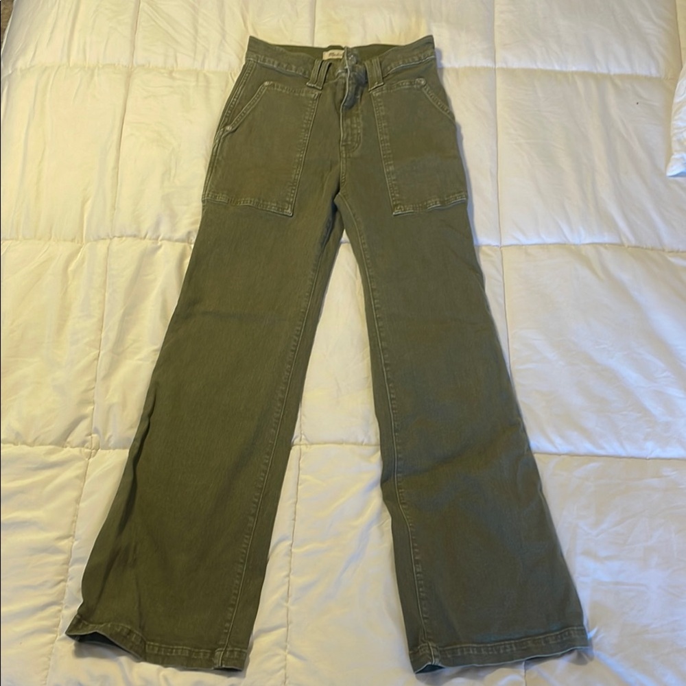Madewell 11 Inch High Rise Flare Wide Leg Jeans 26 Like New